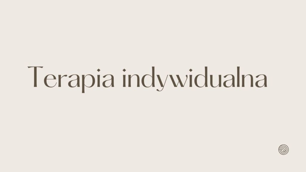 Terapia indywidualna